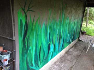 grass wall